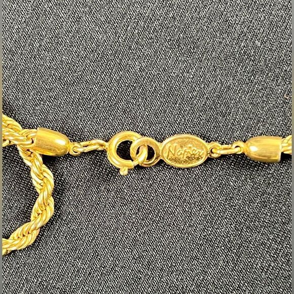 Napier Gold Rope Chain Necklace - Picture 5 of 6